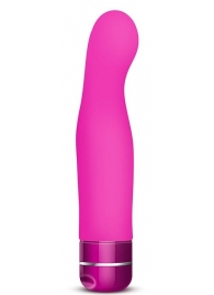 Ярко-розовый вибромассажер Gio - 20,3 см. - Blush Novelties