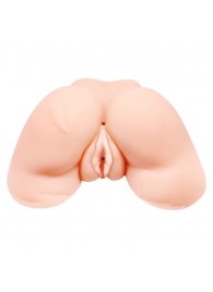 Телесная вибровагина Julie с 2 рабочими отверстиями - Baile - в Нижнем Новгороде купить с доставкой