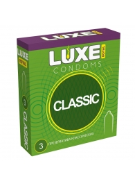 Гладкие презервативы LUXE Royal Classic - 3 шт. - Luxe - купить с доставкой в Нижнем Новгороде