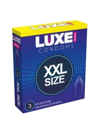 Презервативы увеличенного размера LUXE Royal XXL Size - 3 шт. - Luxe - купить с доставкой в Нижнем Новгороде