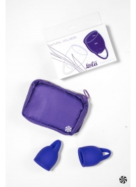 Набор из 2 синих менструальных чаш Iris - Lola Games - купить с доставкой в Нижнем Новгороде