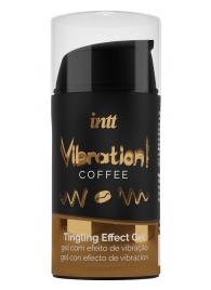Жидкий интимный гель с эффектом вибрации Vibration! Coffee - 15 мл. - INTT - купить с доставкой в Нижнем Новгороде