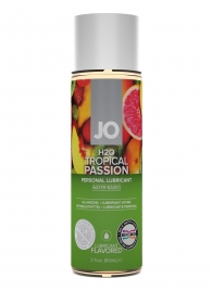 Лубрикант на водной основе с ароматом тропических фруктов JO Flavored Tropical Passion - 60 мл. - System JO - купить с доставкой в Нижнем Новгороде