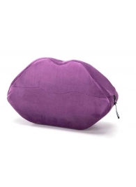 Фиолетовая микрофибровая подушка для любви Kiss Wedge - Liberator - купить с доставкой в Нижнем Новгороде