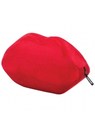 Красная микрофибровая подушка для любви Kiss Wedge - Liberator - купить с доставкой в Нижнем Новгороде