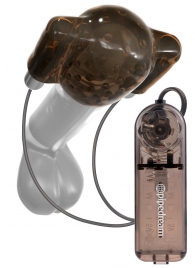 Дымчатый вибростимулятор головки пениса Dual Vibrating Head Teaser - Pipedream - в Нижнем Новгороде купить с доставкой