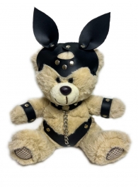 Оригинальный плюшевый мишка в БДСМ костюме с ушками - БДСМ Арсенал - купить с доставкой #SOTBIT_REGIONS_UF_V_REGION_NAME#