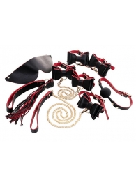 Черно-красный бондажный набор Bow-tie - ToyFa - купить с доставкой в Нижнем Новгороде