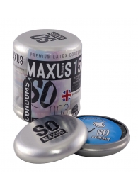 Экстремально тонкие презервативы MAXUS Extreme Thin - 15 шт. - Maxus - купить с доставкой в Нижнем Новгороде