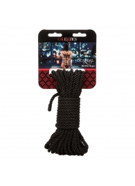 Черная веревка для бондажа BDSM Rope - 10 м. - California Exotic Novelties - купить с доставкой в Нижнем Новгороде