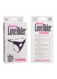 Трусы для страпона с универсальным креплением Universal Love Rider Luxe Harness - California Exotic Novelties - купить с доставкой в Нижнем Новгороде