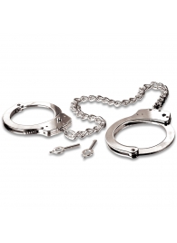 Металлические наручники Metal Leg Cuffs - Pipedream - купить с доставкой в Нижнем Новгороде