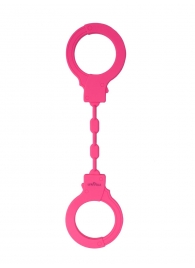 Розовые силиконовые наручники - Le Frivole - купить с доставкой в Нижнем Новгороде
