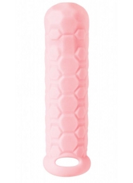 Розовый фаллоудлинитель Homme Long - 15,5 см. - Lola Games - в Нижнем Новгороде купить с доставкой