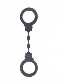Темно-серые силиконовые наручники - Le Frivole - купить с доставкой в Нижнем Новгороде