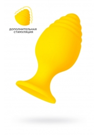 Желтая анальная втулка Riffle - 7,5 см. - ToyFa