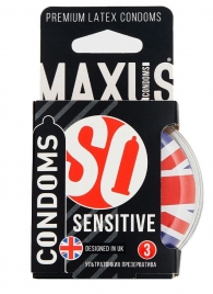 Ультратонкие презервативы в пластиковом кейсе MAXUS AIR Sensitive - 3 шт. - Maxus - купить с доставкой в Нижнем Новгороде