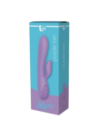 Фиолетовый вибратор-кролик Purple Rain - 23 см. - Dream Toys
