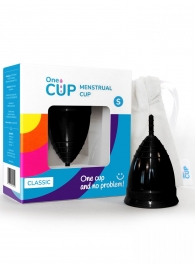 Черная менструальная чаша OneCUP Classic - размер S - OneCUP - купить с доставкой в Нижнем Новгороде
