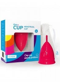 Розовая менструальная чаша OneCUP Classic - размер L - OneCUP - купить с доставкой в Нижнем Новгороде