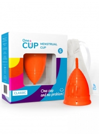 Оранжевая менструальная чаша OneCUP Classic - размер S - OneCUP - купить с доставкой в Нижнем Новгороде
