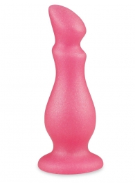 Розовая фигурная анальная пробка - 14 см. - LOVETOY (А-Полимер)