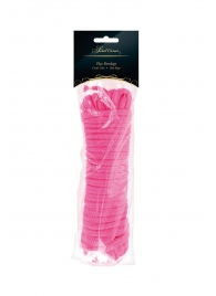 Розовая веревка для связывания Sweet Caress Rope - 10 метров - Sweet Caress - купить с доставкой в Нижнем Новгороде
