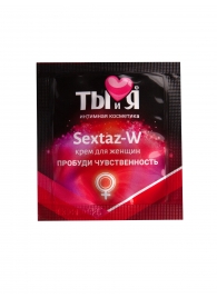 Возбуждающий крем для женщин Sextaz-W в одноразовой упаковке - 1,5 гр. - Биоритм - купить с доставкой в Нижнем Новгороде