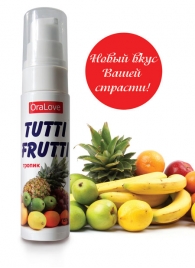 Гель-смазка Tutti-frutti со вкусом тропических фруктов - 30 гр. - Биоритм - купить с доставкой в Нижнем Новгороде
