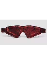 Двусторонняя красно-черная маска на глаза Reversible Faux Leather Blindfold - Fifty Shades of Grey - купить с доставкой в Нижнем Новгороде