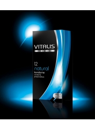 Классические презервативы VITALIS PREMIUM natural - 12 шт. - Vitalis - купить с доставкой в Нижнем Новгороде
