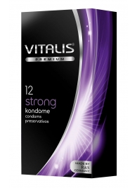 Презервативы с утолщённой стенкой VITALIS PREMIUM strong - 12 шт. - Vitalis - купить с доставкой в Нижнем Новгороде