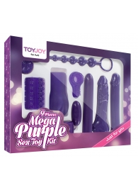 Эротический набор Toy Joy Mega Purple - Toy Joy - купить с доставкой в Нижнем Новгороде