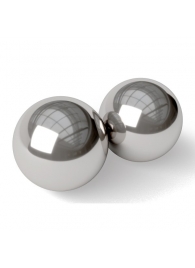 Серебристые вагинальные шарики Stainless Steel Kegel Balls - Blush Novelties