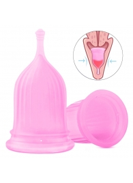 Розовая менструальная чаша RENA - S-HANDE - купить с доставкой в Нижнем Новгороде