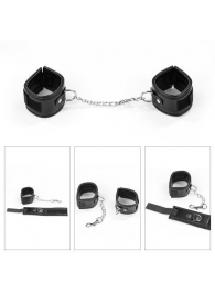 БДСМ-набор Deluxe Bondage Kit: наручники, плеть, кляп-шар - Lovetoy - купить с доставкой в Нижнем Новгороде