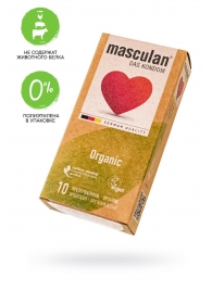 Экологически чистые презервативы Masculan Organic - 10 шт. - Masculan - купить с доставкой в Нижнем Новгороде