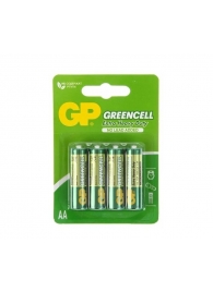 Батарейки солевые GP GreenCell AA/R6G - 4 шт. - Элементы питания - купить с доставкой в Нижнем Новгороде