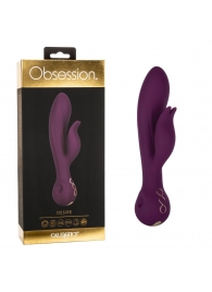 Фиолетовый вибратор-кролик Desire - 22,25 см. - California Exotic Novelties