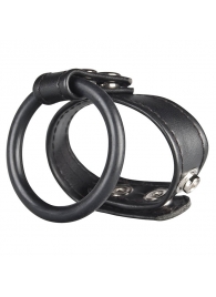 Двойное кольцо выносливости на пенис DUAL STAMINA RING - BlueLine - в Нижнем Новгороде купить с доставкой