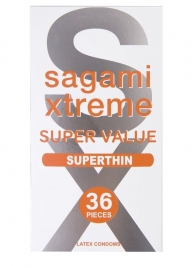 Ультратонкие презервативы Sagami Xtreme Superthin - 36 шт. - Sagami - купить с доставкой в Нижнем Новгороде