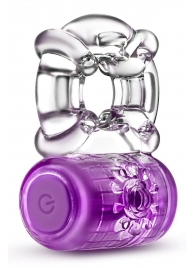 Фиолетовое эрекционное виброкольцо One Night Stand Vibrating C-Ring - Blush Novelties - в Нижнем Новгороде купить с доставкой