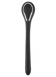 Черный гибкий уретральный стимулятор с вибрацией Vibrating Bendable Dilator - 13,5 см. - Orion - купить с доставкой в Нижнем Новгороде