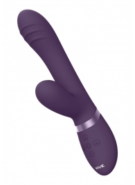 Фиолетовый вибромассажер-кролик Tani - 21,5 см. - Shots Media BV