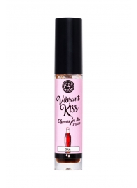 Бальзам для губ Lip Gloss Vibrant Kiss со вкусом колы - 6 гр. - Secret Play - купить с доставкой в Нижнем Новгороде