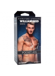 Телесный мастурбатор-анус William Seed Pocket Ass - Doc Johnson - в Нижнем Новгороде купить с доставкой