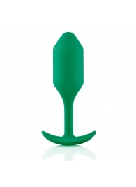 Зеленая пробка для ношения B-vibe Snug Plug 2 - 11,4 см. - b-Vibe