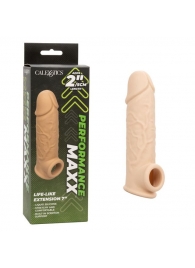 Телесная удлиняющая насадка на член Life-Like Extension 7” - 17,75 см. - California Exotic Novelties - в Нижнем Новгороде купить с доставкой