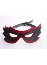 Чёрно-красная маска с прорезями для глаз - Sitabella - купить с доставкой в Нижнем Новгороде