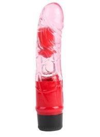 Розовый вибратор-реалистик 7 Inch Realistic Vibe - 18 см. - Chisa